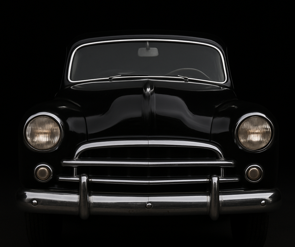 Carro preto clássico